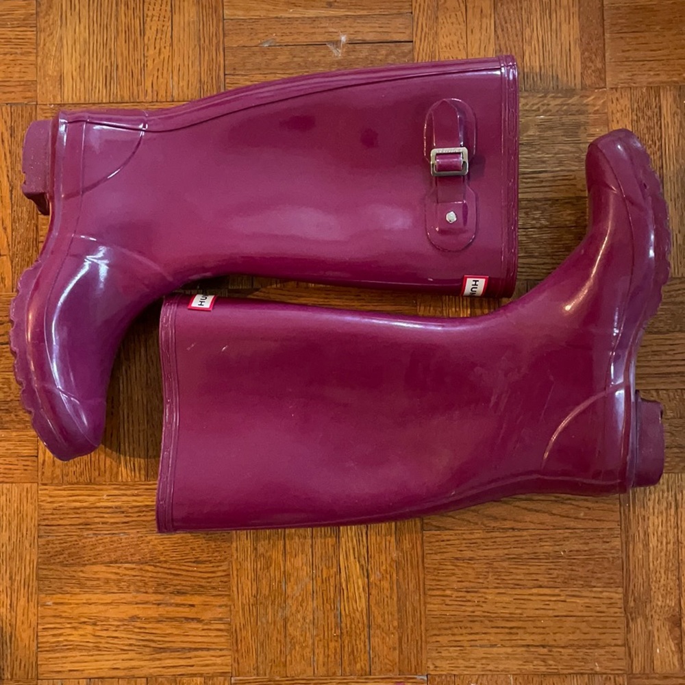 Hunter tall rain boots